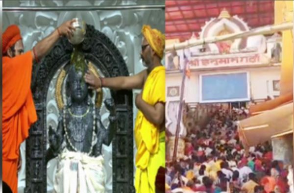 अयोध्या में रामनवमी पर रामलला के दर्शन के लिए श्रद्धालुओं की उमड़ी भीड़, हनुमानगढ़ी में भी लगा भक्तों का तांता
