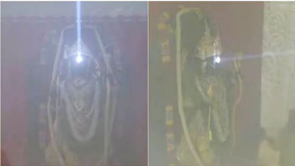 रामनवमी के अवसर पर अयोध्या में किया गया रामलला का ‘सूर्य तिलक’