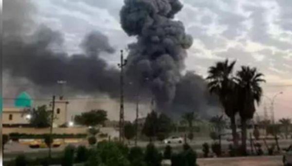 बगदाद के पास दो इराकी सैन्य ठिकानों पर बमबारी