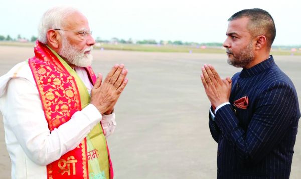 मुंदड़ा ने किया प्रधानमंत्री का आत्मीय स्वागत