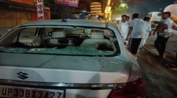 अमेठी में कांग्रेस कार्यालय पर हमला, कारों में तोड़फोड़
