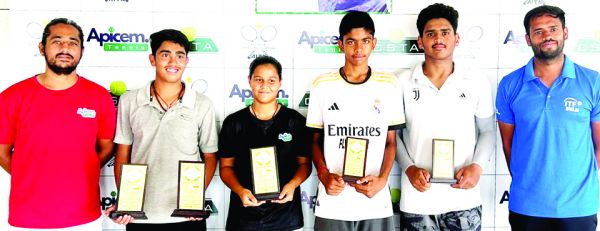 एपिसेम टेनिस आईटा सीएसटीए ऑल इंडिया चैंपियन सीरीज में बॉयज फाइनल के परिणाम