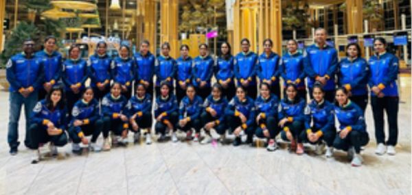 हॉकी प्रो लीग के लिए यूरोप रवाना हुई भारतीय महिला टीम