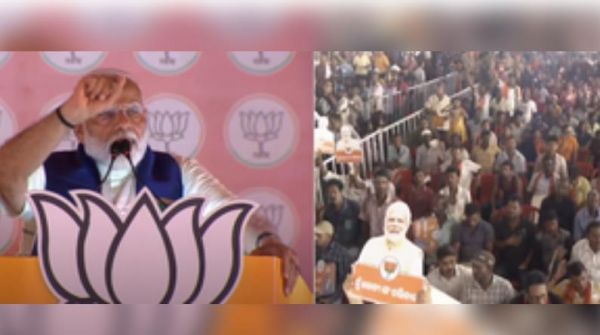 कटक की रैली में लोगों का नरेंद्र मोदी के लिए दिखा प्रेम, मंच से भावुक हुए प्रधानमंत्री 