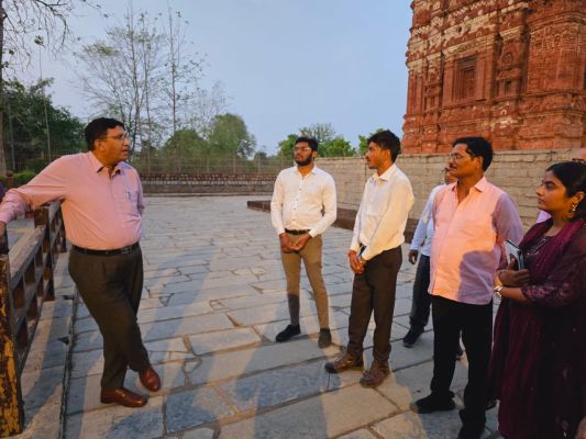 भारतीय पुरातत्व सर्वेक्षण के संयुक्त डीजी का यूनेस्को नामांकन प्रक्रिया में सहायता के लिए सिरपुर का दौरा