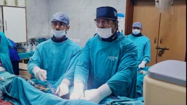 किडनी की नस की रूकावट का लेजर से एसीआई में सफल उपचार