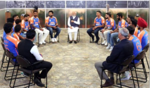 टीम इंडिया ने पीएम मोदी के प्रति जताया आभार 