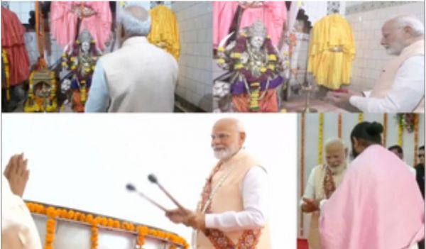 पीएम मोदी ने किए पोहरादेवी मंदिर में दर्शन, बंजारा विरासत संग्रहालय का उद्घाटन किया