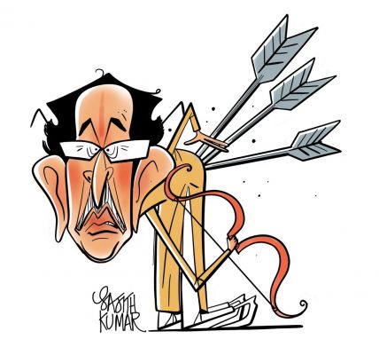 सजीत कुमार का कार्टून, डेक्कन हेराल्ड