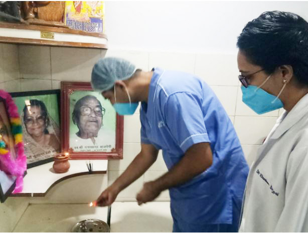 पूर्व विधायक गणेश शंकर बाजपेयी की स्मृति में निशुल्क अस्थि रोग जांच शिविर
