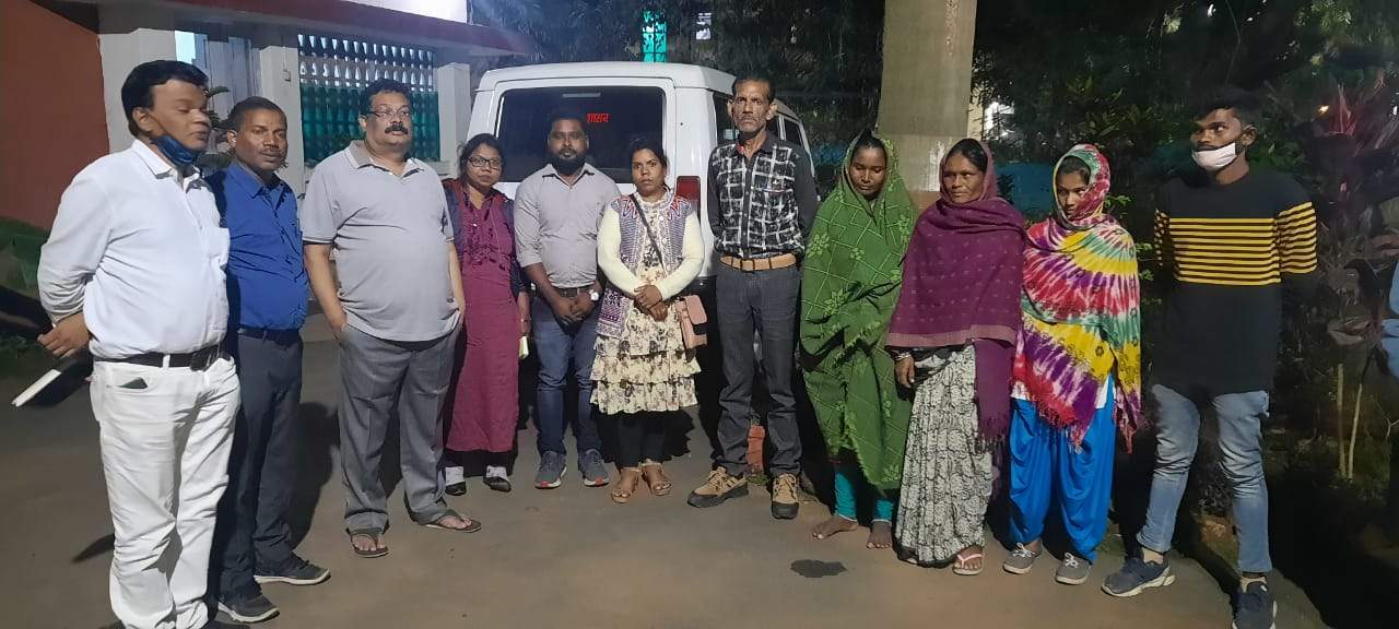 तेलंगाना में बंधक 4 मजदूरों को छुड़ाया, सकुशल घर वापसी