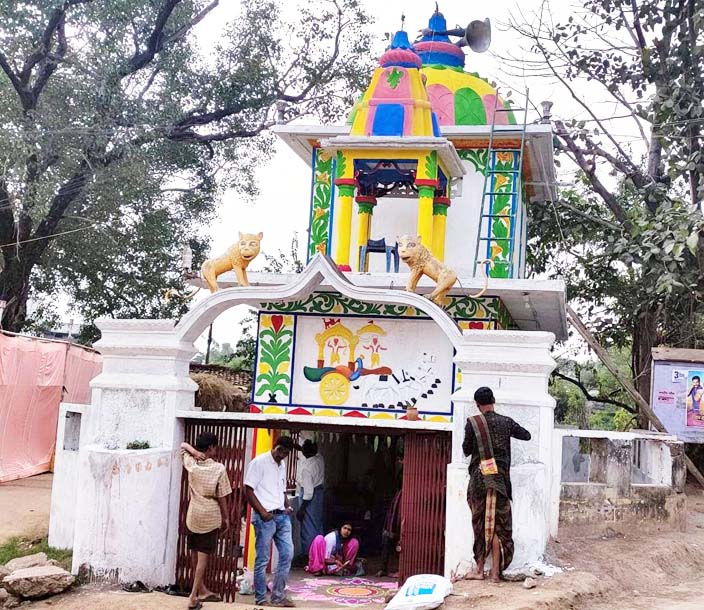 नवरंगपुर में श्री राम की मूर्ति स्थापना