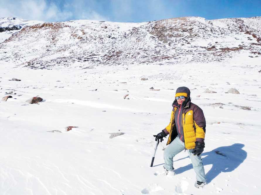 जांजगीर की बेटी अमिता ने हौसलों से की बर्फीली यूटी कांगरी चोटी पर चढ़ाई
