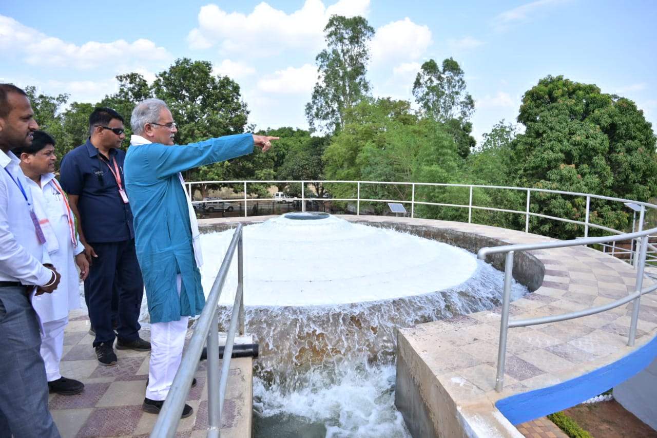 मुख्यमंत्री ने कतकालो जल शोधन संयंत्र का किया निरीक्षण