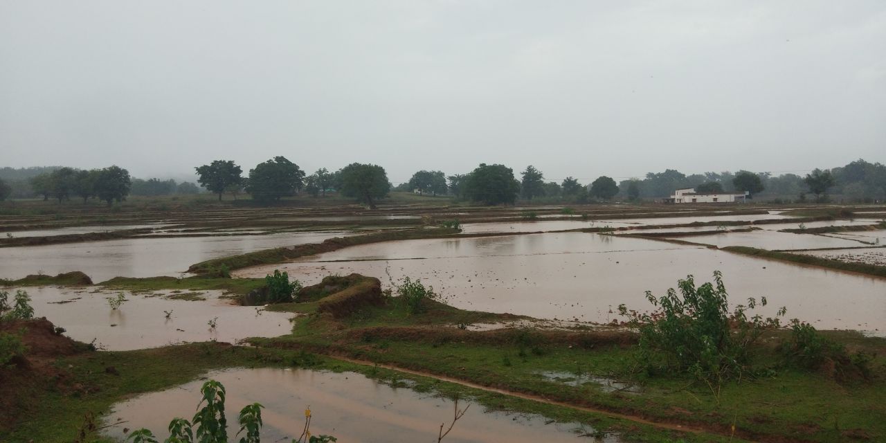 जशपुर में मूसलाधार बारिश 