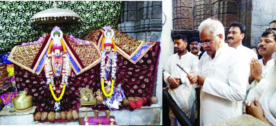 मुख्यमंत्री ने नर-नारायण मंदिर में पूजा कर प्रदेशवासियों के लिए की मनोकामना