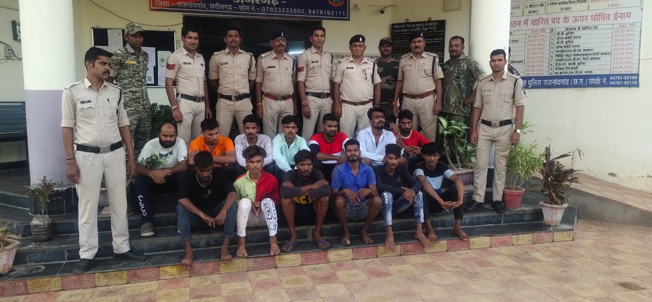 डोंगरगढ़ में गोविंदा उत्सव पूर्व दर्जनभर बदमाश  भेजे गए जेल