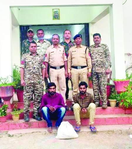 गांजा तस्करी, महाराष्ट्र के 2 गिरफ्तार