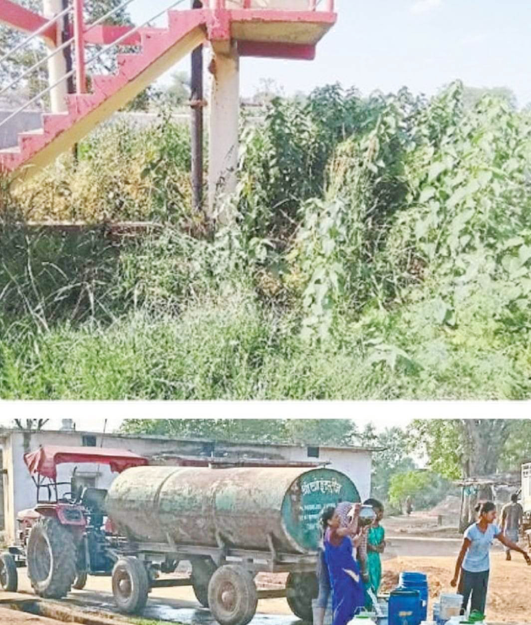 खारा पानी प्रभावित ग्रामों में जलापूर्ति ठप, लोग पानी के लिए भटक रहे 