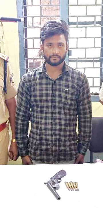 राजेंद्र नगर रोड पर कट्टा लेकर घूम रहा बिहार का युवक गिरफ्तार