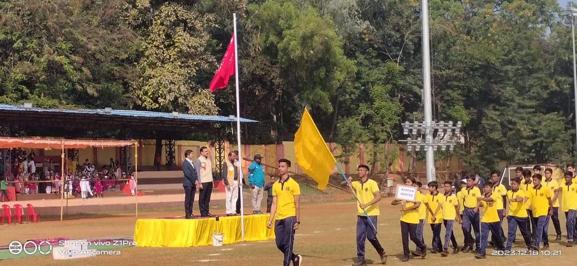 केन्द्रीय विद्यालय बचेली का वार्षिक खेल उत्सव