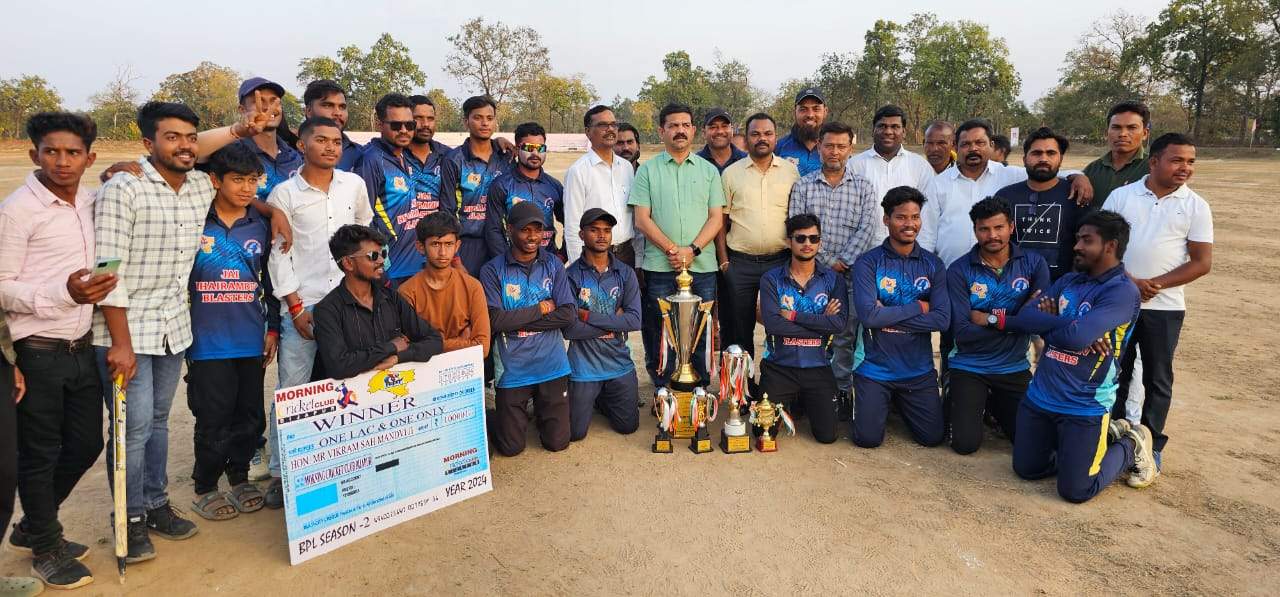 मॉर्निंग क्रिकेट टूर्नामेंट: जय भैरमदेव बलास्टर  विजेता