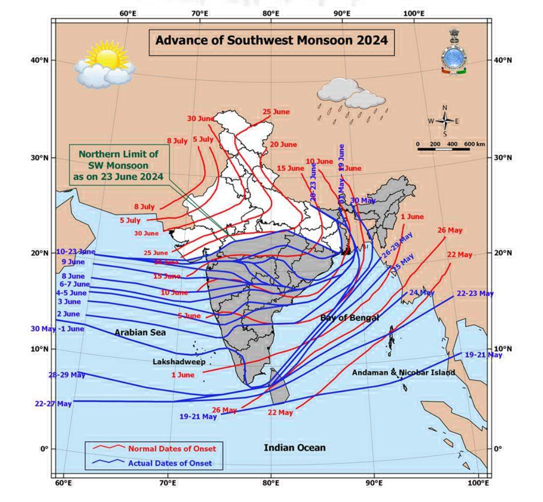 मानसून पूरे सीजी में फैला, कल दोपहर तक 11 जिलों के कई इलाकों में भारी बारिश