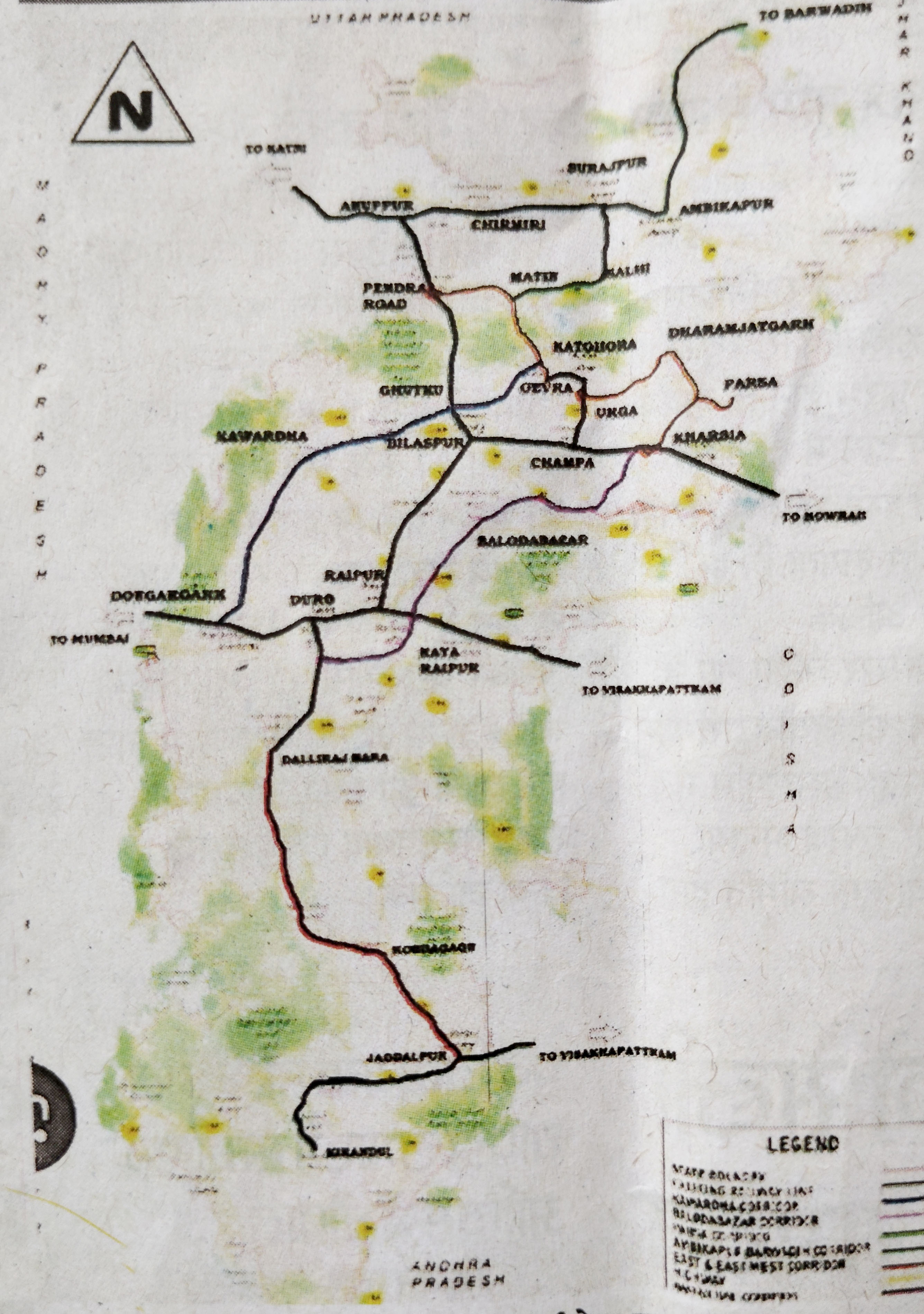बलौदाबाजार के 35 गांव से गुजरने वाली 277 किमी लंबी नई रेल लाइन बिछेगी 