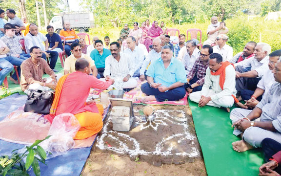 श्री श्याम गौशाला का विधायक अग्रवाल ने किया भूमिपूजन