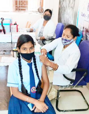 जिले में दूसरे दिन 16 हजार बच्चों ने लगवाए कोरोना टीका