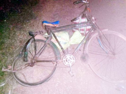 बाईक-साइकिल में भिड़ंत, युवक की मौत