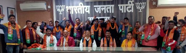 दरिमा मंडल के 50 कार्यकर्ताओं ने ली भाजपा की सदस्यता