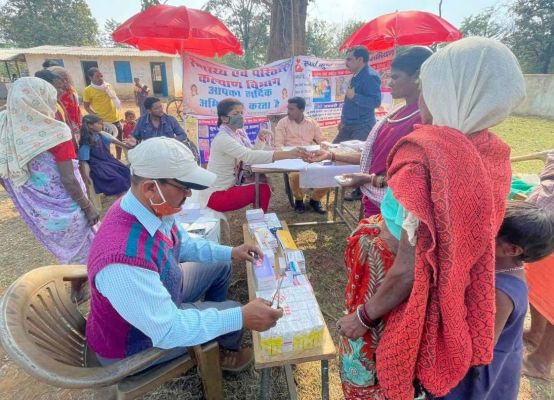 स्वास्थ्य शिविर : नारायणपुर में लाभान्वित हुए पड़ोसी जिले भी