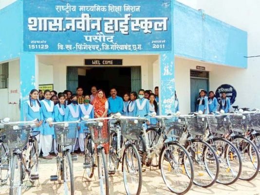 बेटियों की शिक्षा वृद्धि के लिए सायकल योजना कारगर - अर्चना