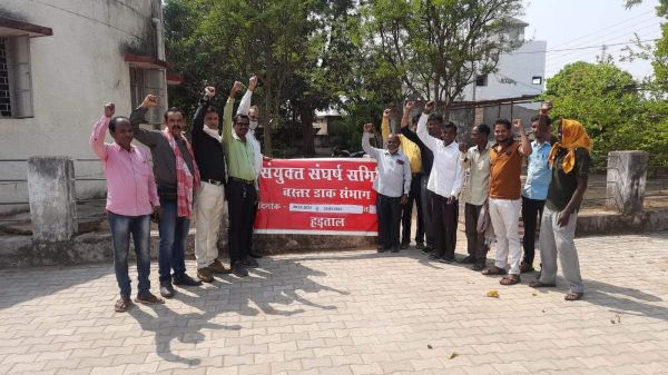 मजदूर संगठनों की देशव्यापी हड़ताल का दिखा असर