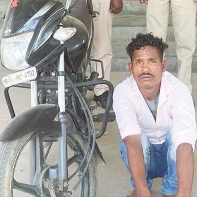 चोरी की बाइक बरामद, आरोपी गिरफ्तार