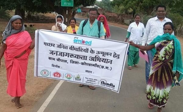 एम्बेड संस्था ने दस गांवों में मनाया डेंगू दिवस, कई जागरूकता कार्यक्रम