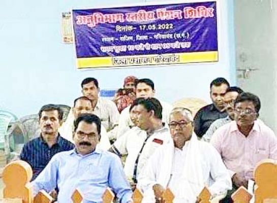 राजिम में अनुविभाग स्तरीय पेंशन शिविर का आयोजन