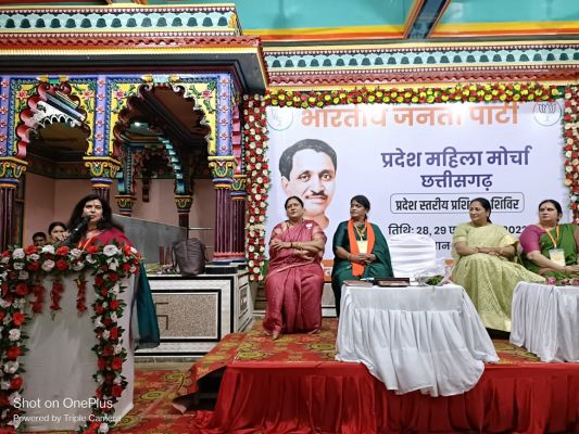 प्रदेश में महिलाओं को छलने वाली कांग्रेस को देना होगा करारा जवाब :  सरोज पाण्डेय