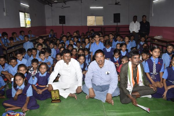 रामनगर प्राथमिक शाला में मनाया गया प्रवेश उत्सव