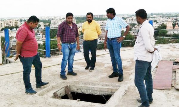 गंजमंडी पानी टंकी का आयुक्त ने किया निरीक्षण