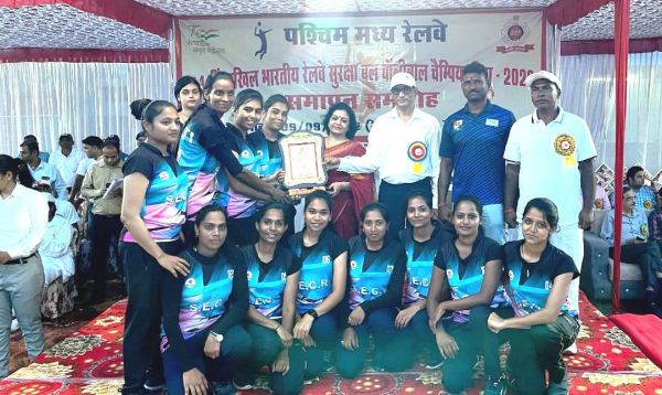 आरपीएफ की महिला वॉलीबॉल टीम ने जीता विजेता का खिताब