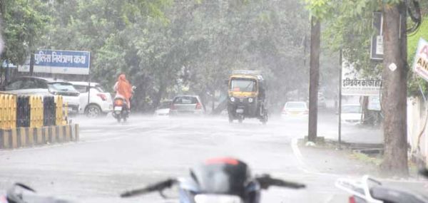 बीजापुर में भारी बारिश, रायपुर में सुबह खंड वर्षा, कल होगी भारी