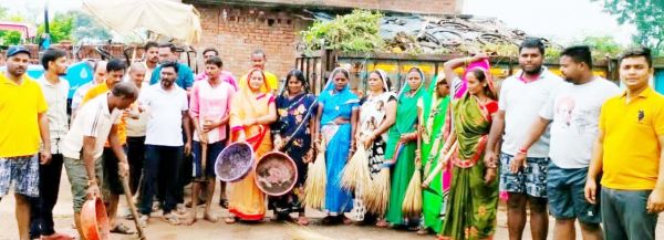 भाजपा अजा मोर्चा ने चलाया स्वच्छता अभियान