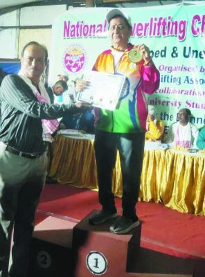 कमला देवी ने नेशनल पावर लिफ्टिंग में मारी बाजी
