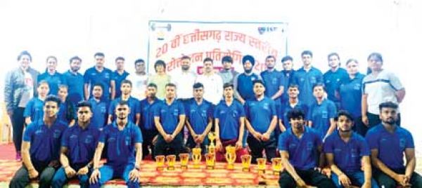  वेटलिफ्टिंग स्पर्धा, रायपुर  जिले ने जीते 21 पदक