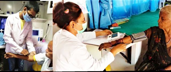 महासमुंद जिले के स्लम बस्तियों में पहुंचकर जरूरतमंदों का नि:शुल्क इलाज कर रहे मोबाइल यूनिट चिकित्सक दल
