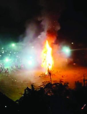 लखनपुर में 1 दिन बाद दशहरा धूमधाम से मना