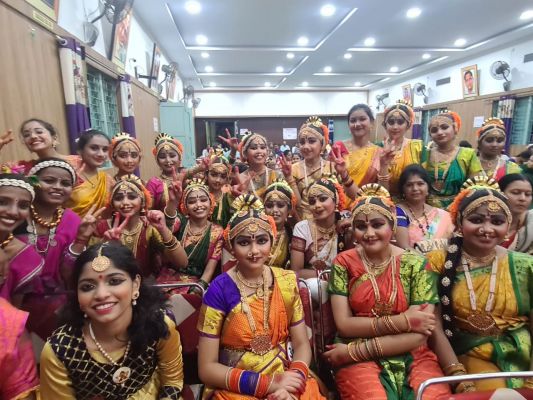 आंध्र ब्राह्मण समाज की  नृत्यरागिनी में दिखी कला साधकों की प्रतिभा 