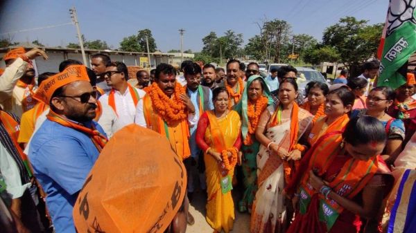 नवनियुक्त भाजपा जिलाध्यक्ष धनीराम दोरनापाल-कोंटा पहुंचे, जोशीला स्वागत